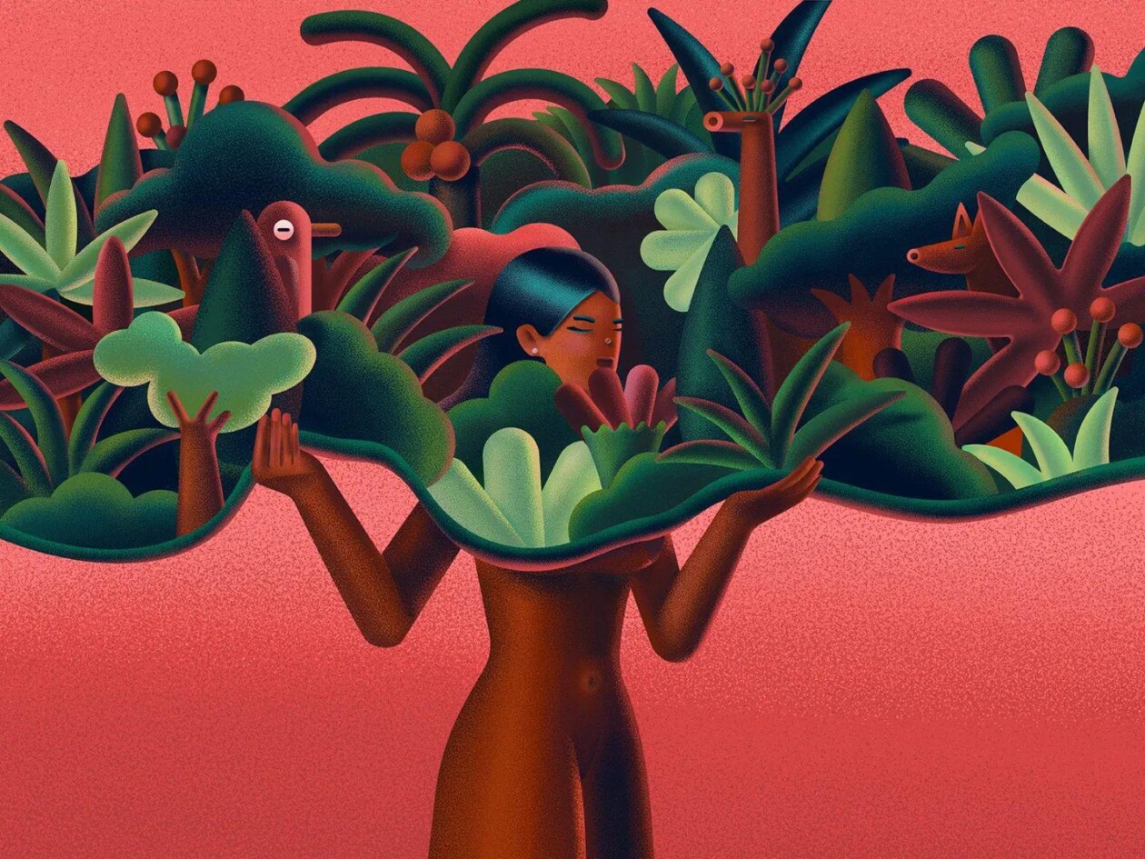 Women And Nature Digital Illustrations By Mary Maka (6)