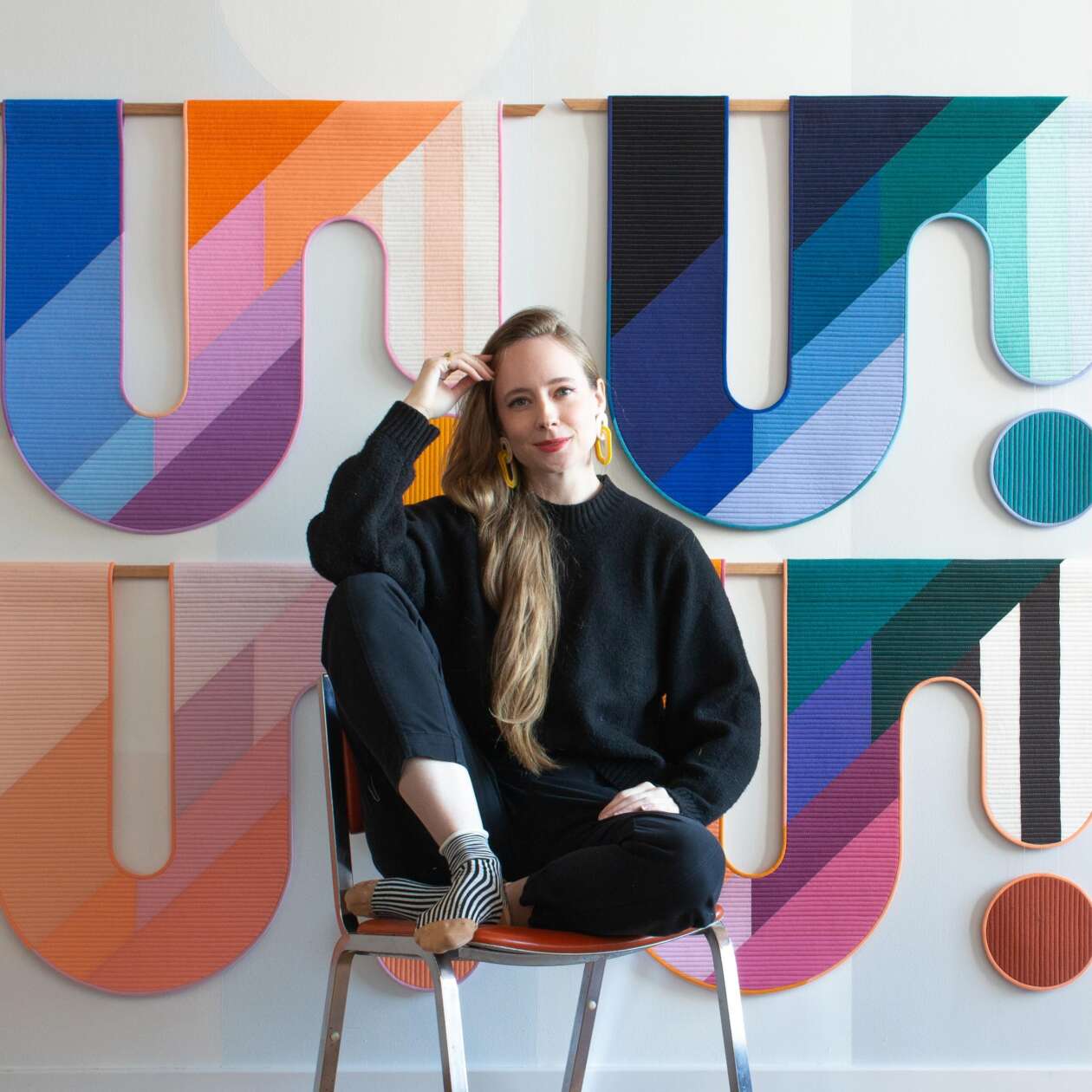 Emily Van Hoff's Vibrant Geometric Textile Art (21)