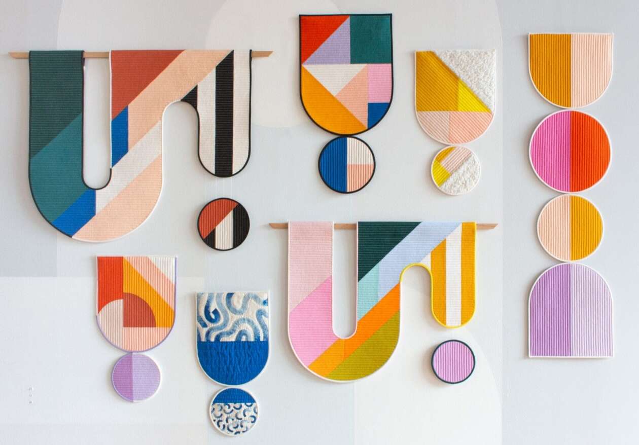 Emily Van Hoff's Vibrant Geometric Textile Art (5)