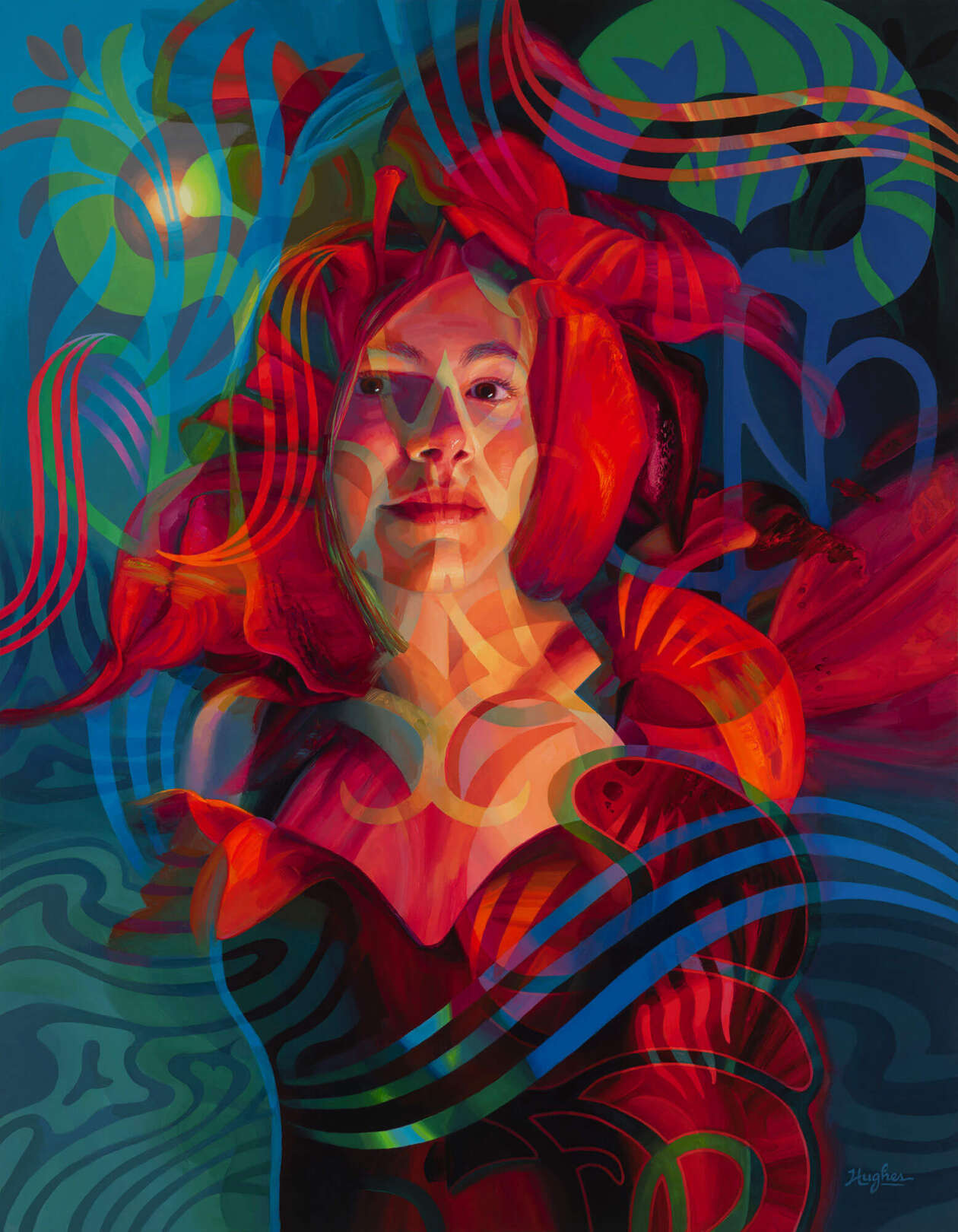 Vibrant Acrylic Portraits By Primary Hughes (19)