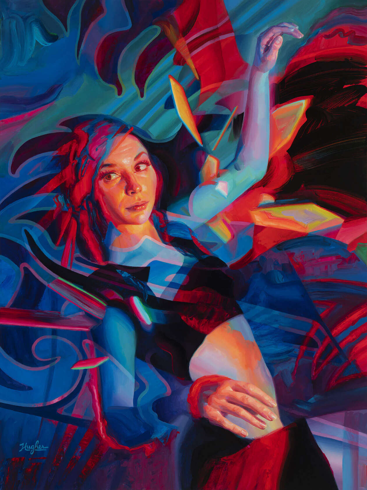 Vibrant Acrylic Portraits By Primary Hughes (21)