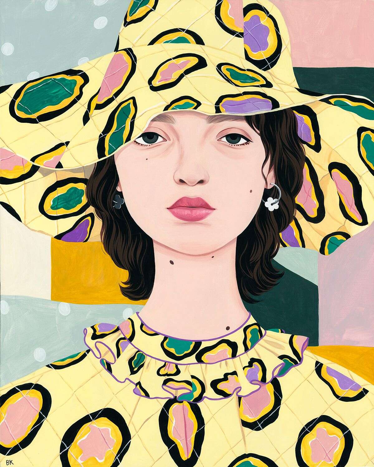 Bijou Karman's Female Portrait Illustrations (1)