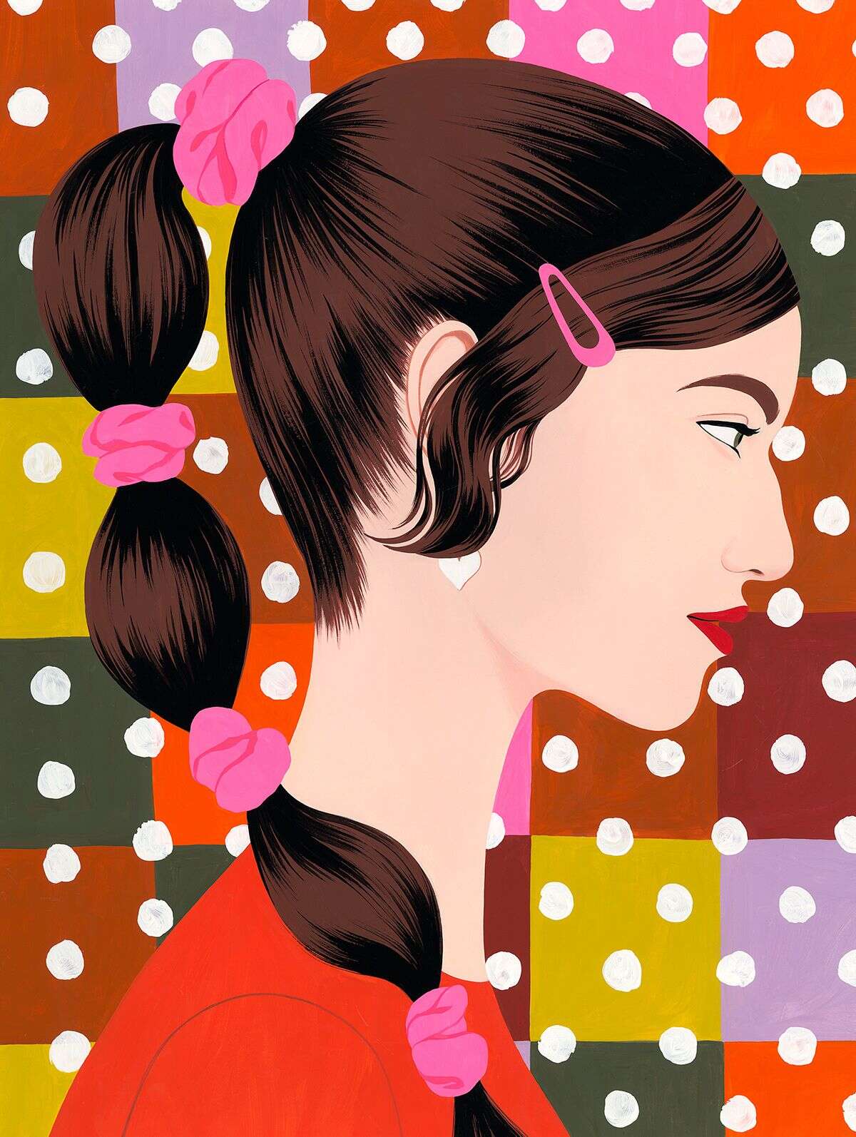 Bijou Karman's Female Portrait Illustrations (5)