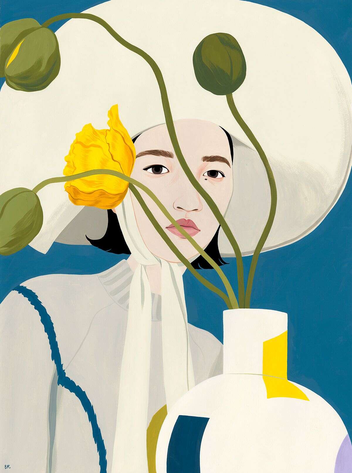 Bijou Karman's Female Portrait Illustrations (8)