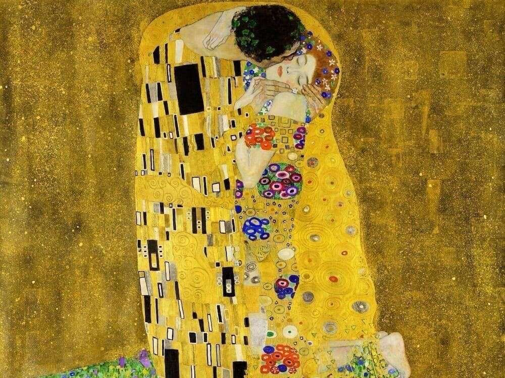 The Kiss (lovers) Detail, 1908, By Gustav Klimt