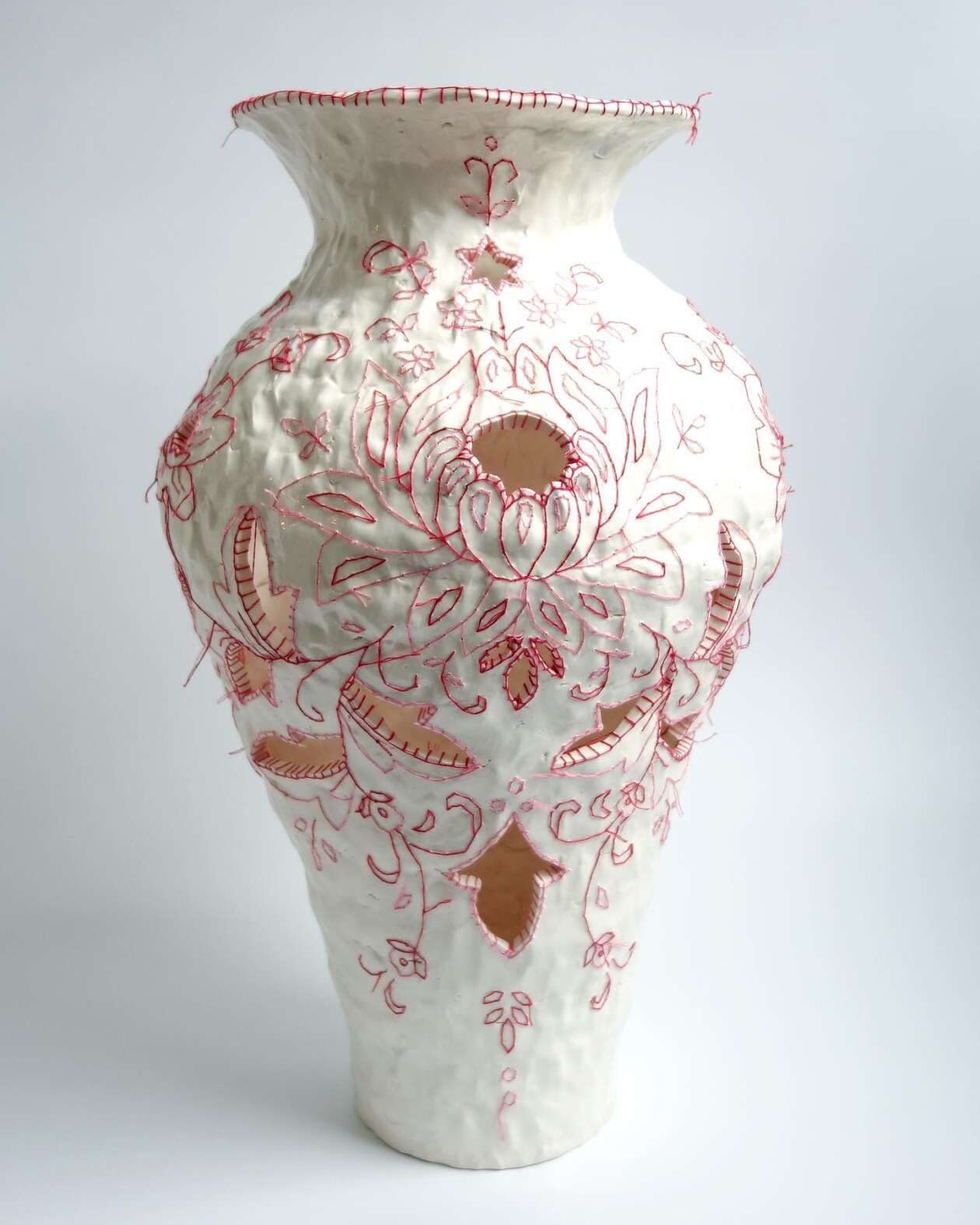 Caroline Harrius's Embroidered Porcelain (1)