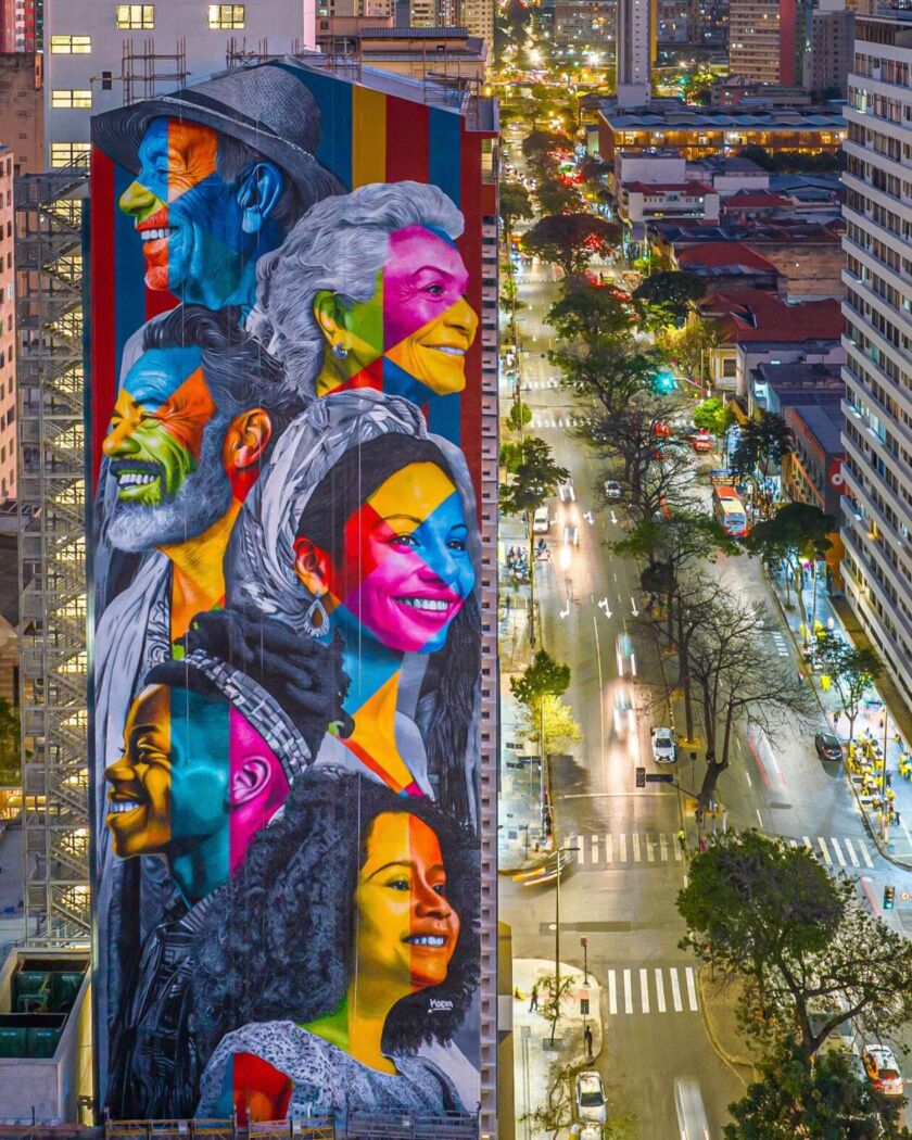 Eduardo Kobra: hyper-realistic colorful large-scale murals