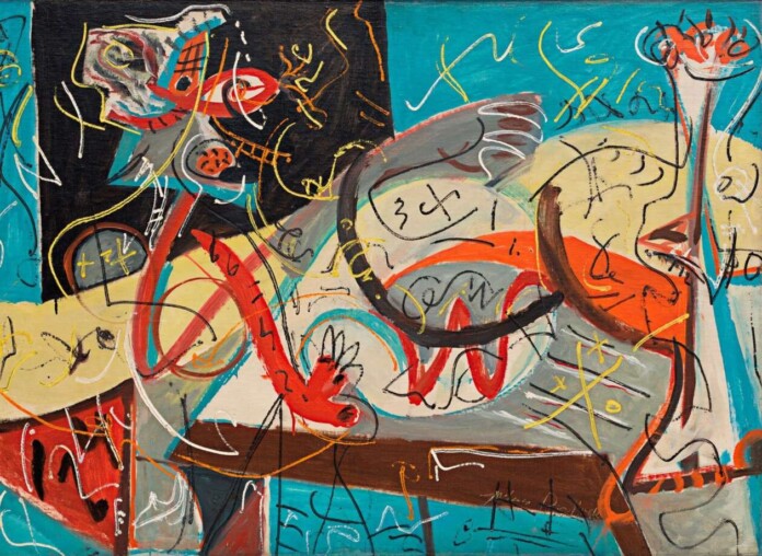 Stenographic Figure, 1943, By Jackson Pollock