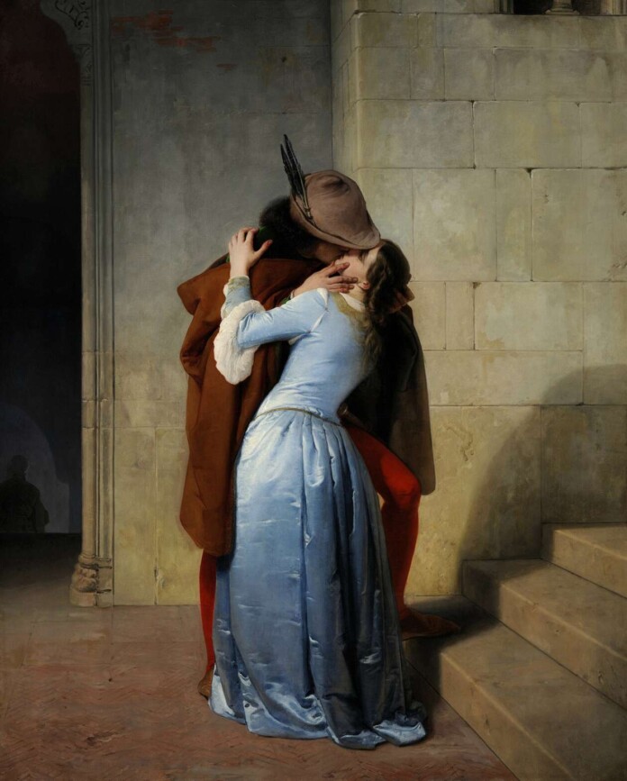The Kiss (1859), By Francesco Hayez