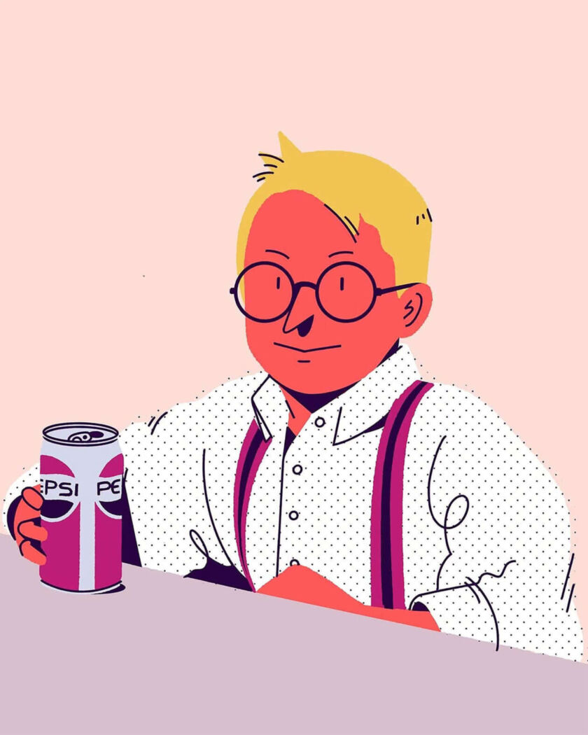Damiano Stingone: pop culture minimalist paintings