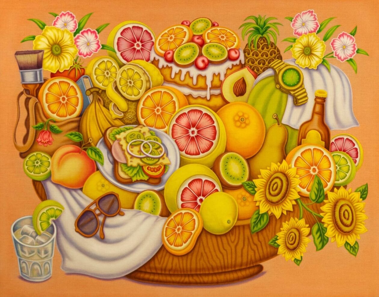 Pedro Pedro’s Picnic Series Of Food Painting (4)