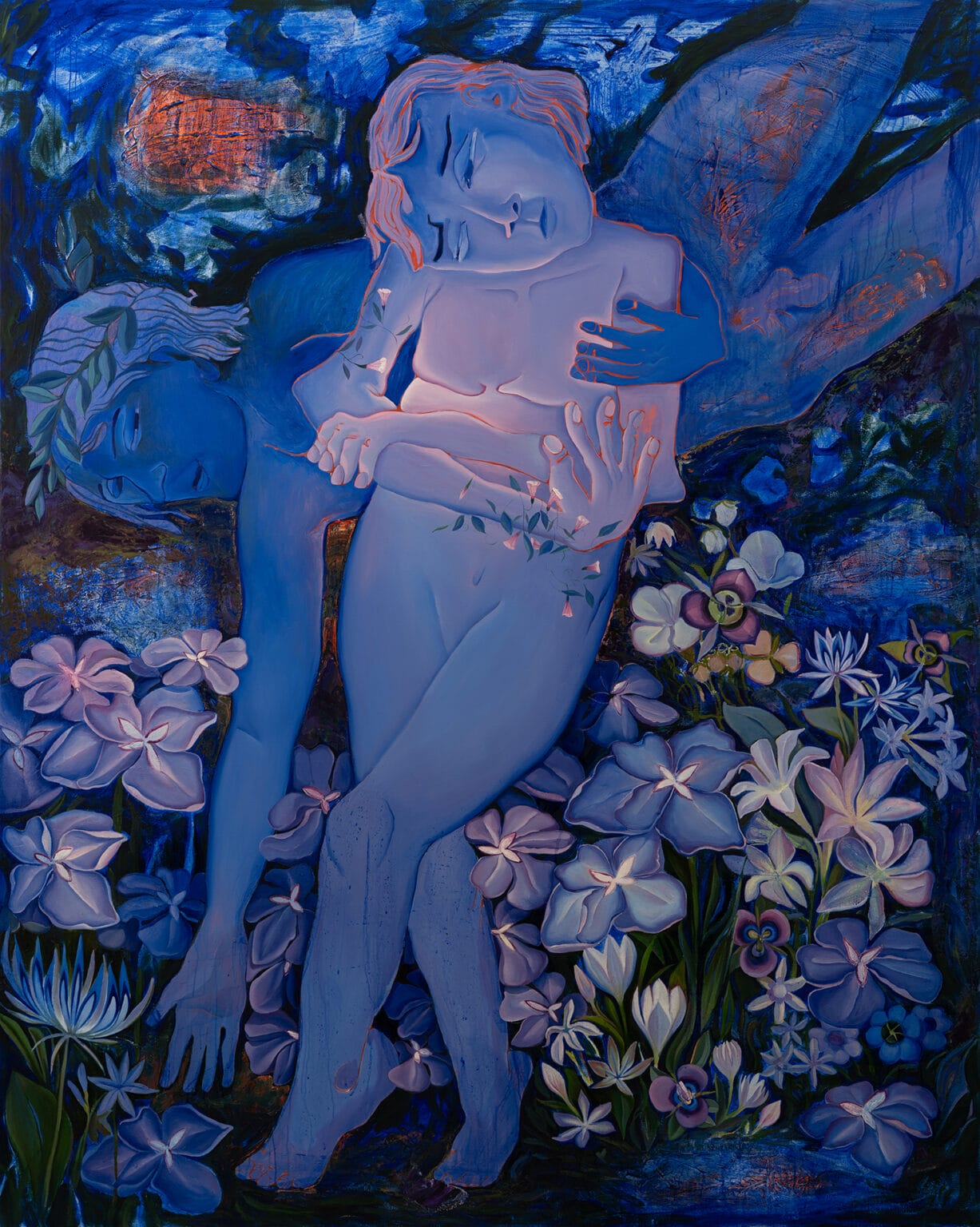 Sergiu Ciochin's Blue Oil Painting Series (2)