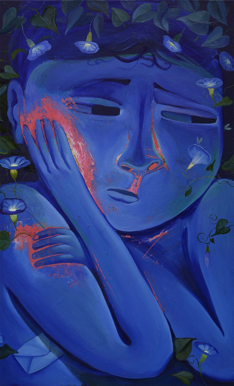 Sergiu Ciochin's Blue Oil Painting Series (3)